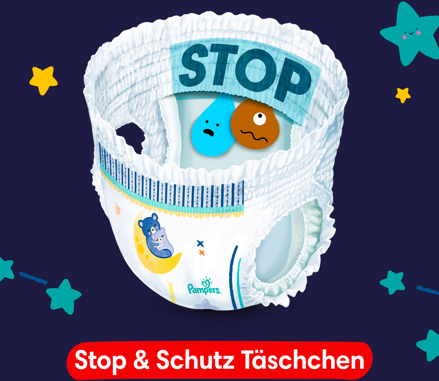 Pampers Baby-Dry Night Pants T4 Maxi 9-15kg (180 pces) Pack mensuel