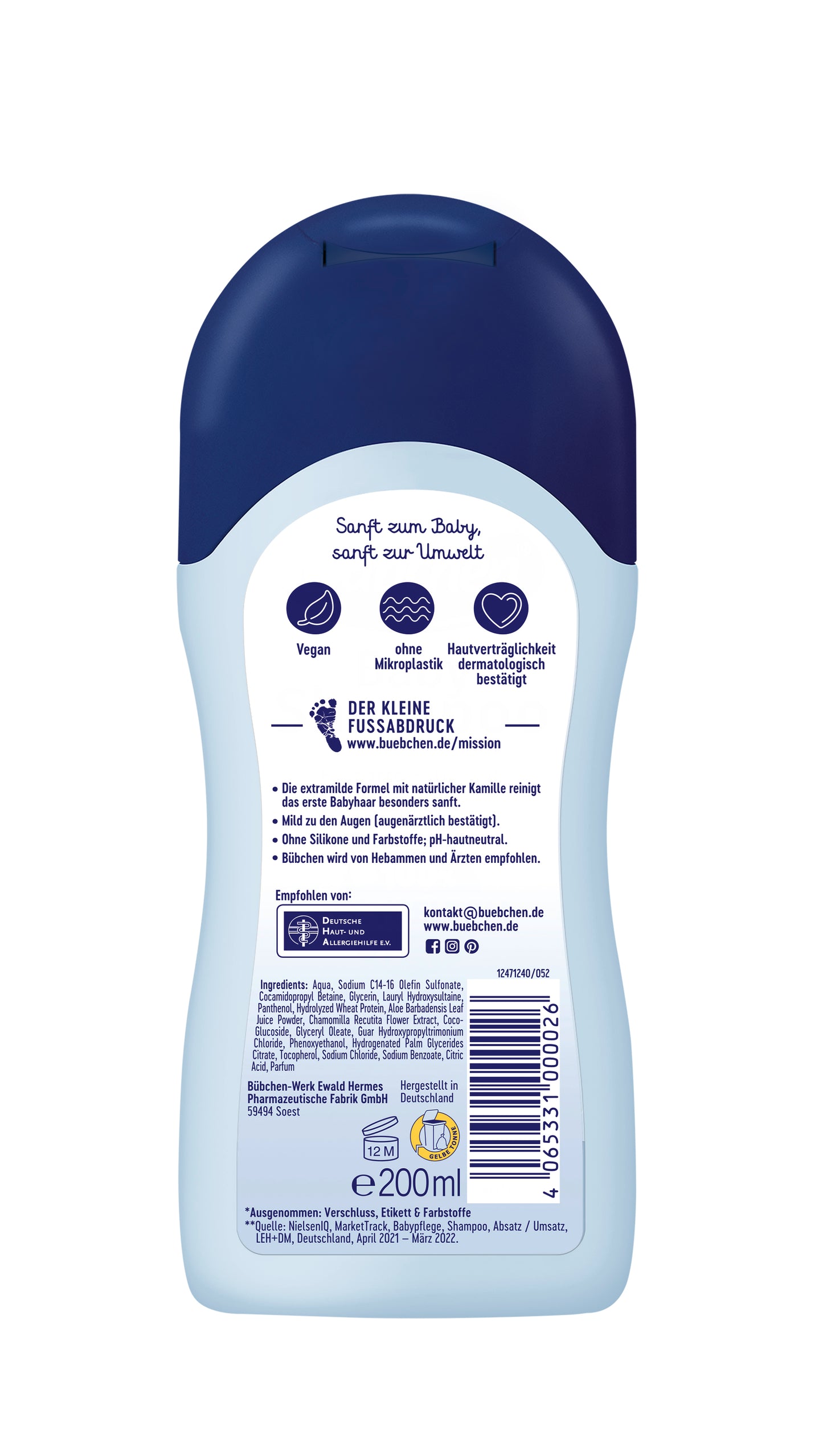 Bübchen Baby Shampooing sensitif 200ml