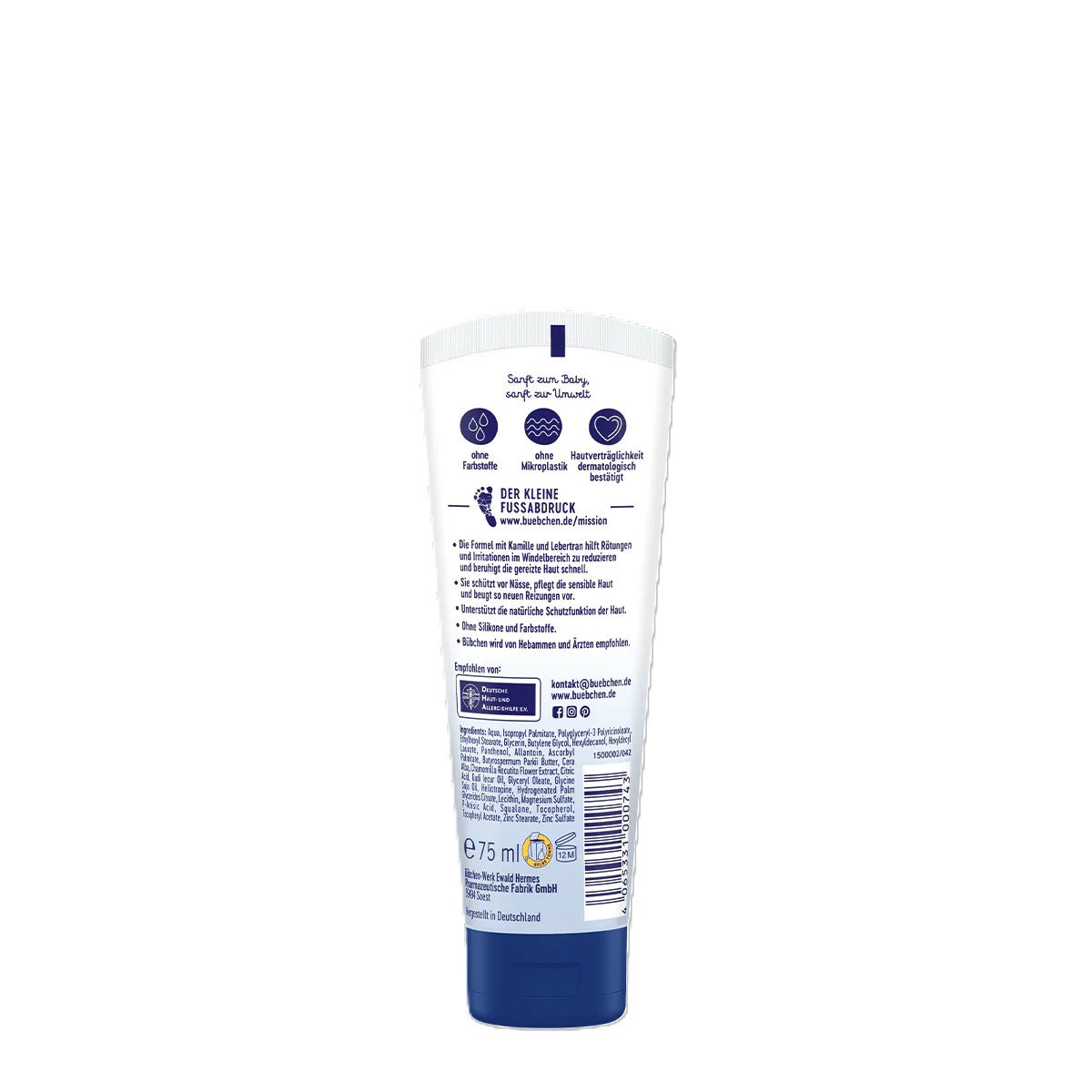 Bübchen Crème Spéciale Protection des Plaies 75ml
