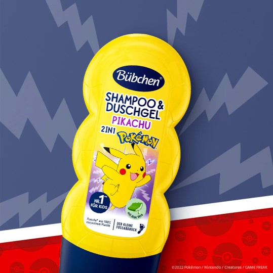 BĂĽbchen Kids Shampooing & Gel Douche 2en1 Pikachu 230 ml