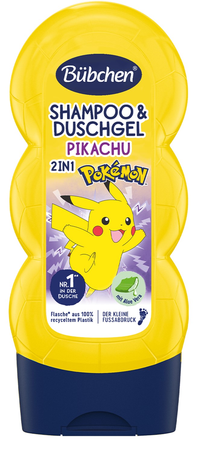 BĂĽbchen Kids Shampooing & Gel Douche 2en1 Pikachu 230 ml