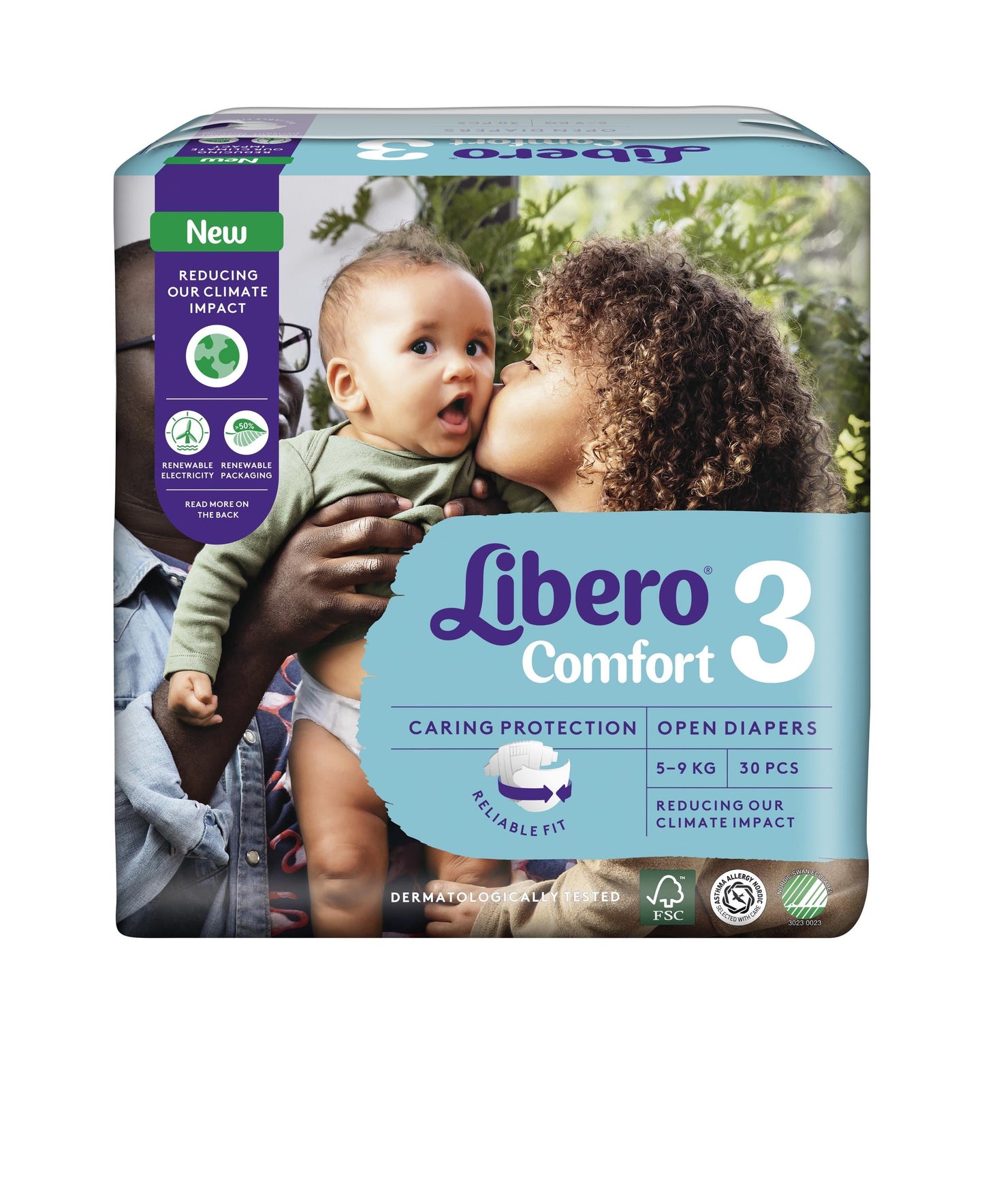 Libero Couches Comfort T3 Midi 5-9 kg (6 x 30 pces) Carton