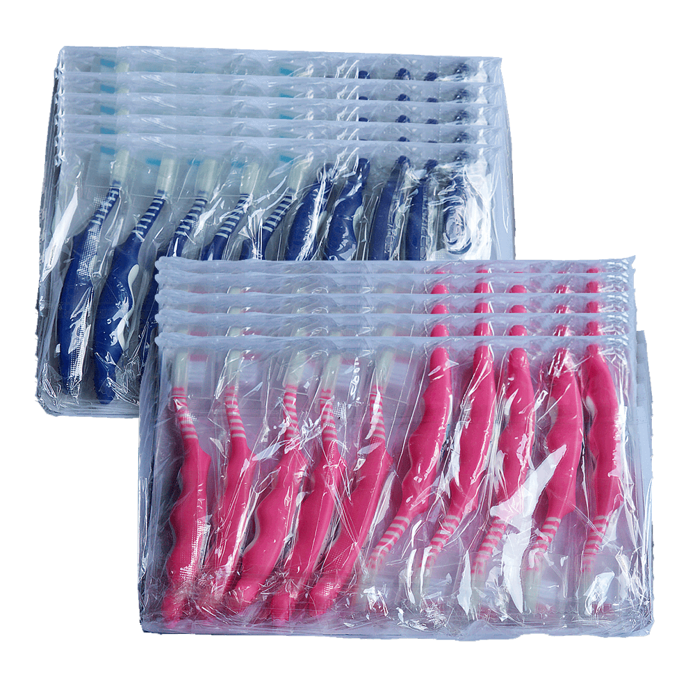 Brosses à dents pour enfants 0-3 ans assorties (100 pces)
