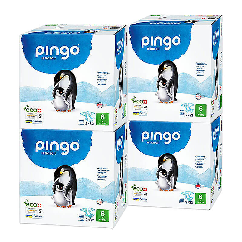 Pingo T6 XL (15-30 kg) Carton de 4 (4 x 2 x 32 pces)