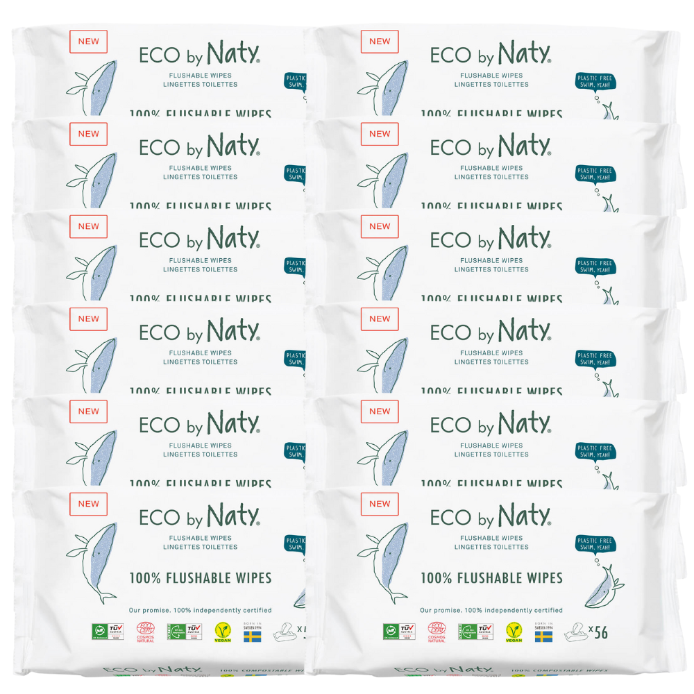 Naty Lingettes Bébé Toilette (12 X 56 pces) Carton