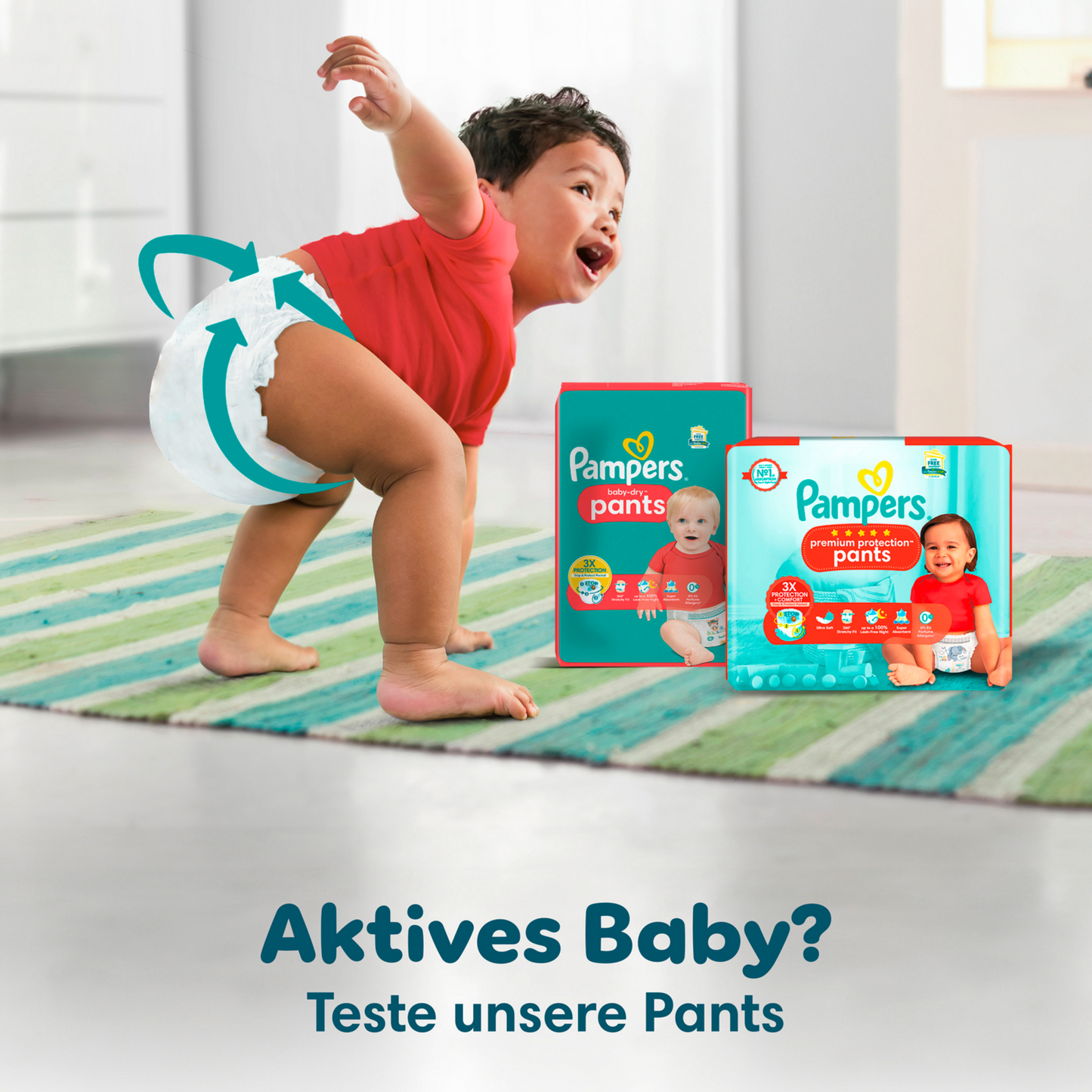 Pampers Premium Protection T3 Midi 6-10kg (48 pces) Sachet