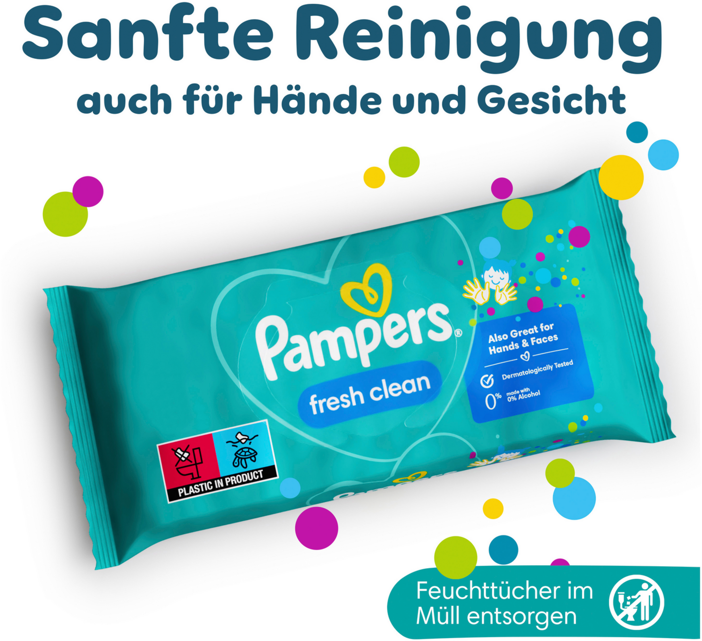 Pampers Fresh Clean Lingettes (15 x 80 pces)