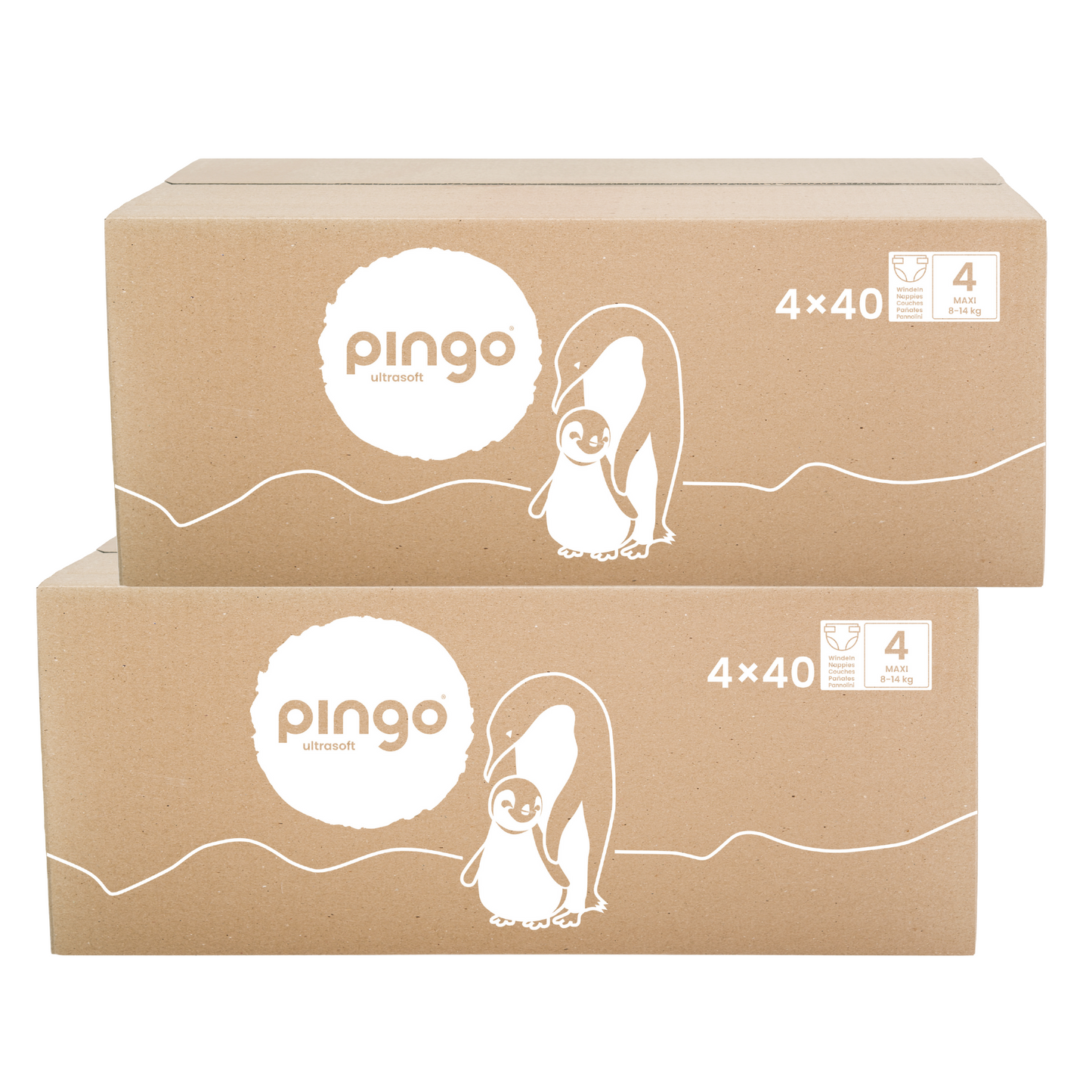 Pingo T4 Maxi (8-14 kg) Carton de 2 (2 x 4 x 40 pces)