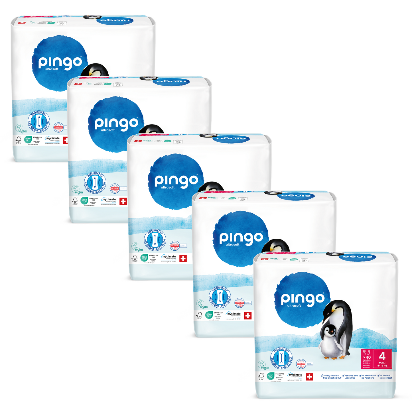 Pingo T4 Maxi Pack mensuel (200 pces)