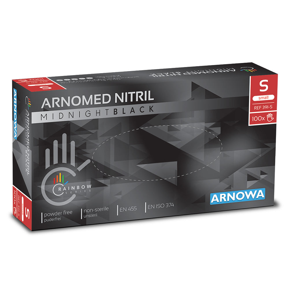 Gants Nitril noir taille S (10 x 100 pcs) Carton