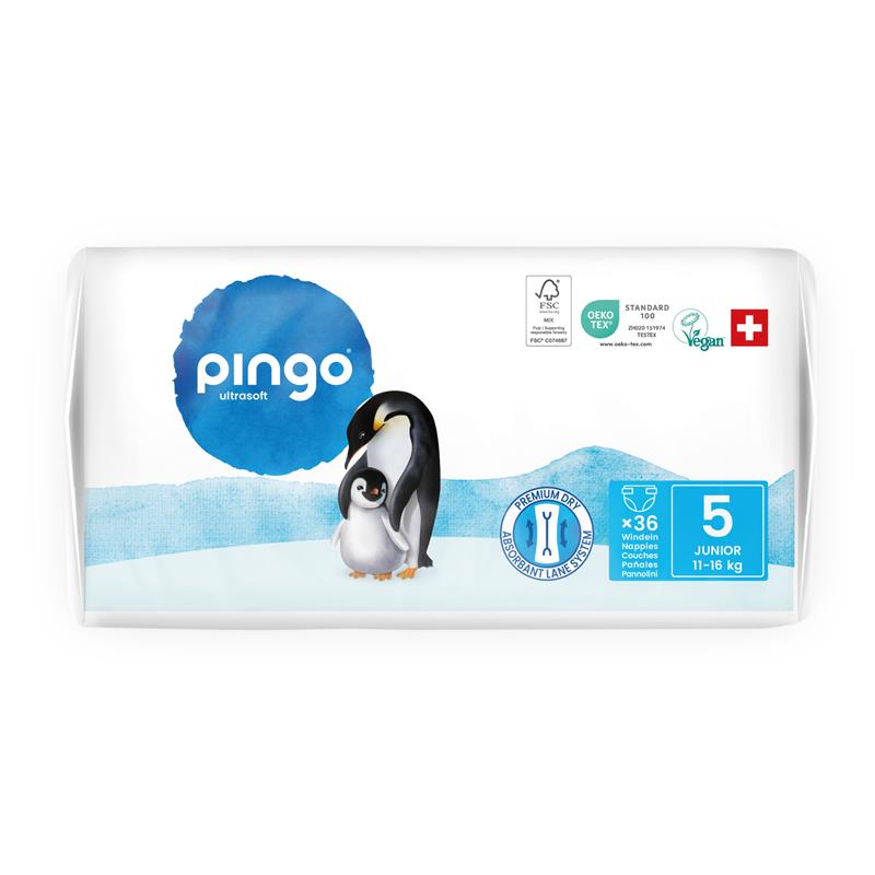 Pingo T5 Junior (11-16 kg) Sachet (36 pces)