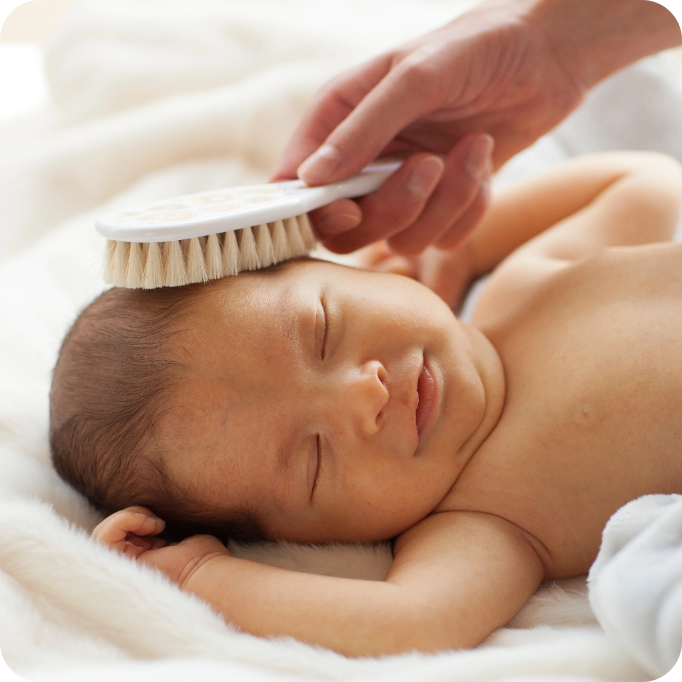 Baby Haare pflegen