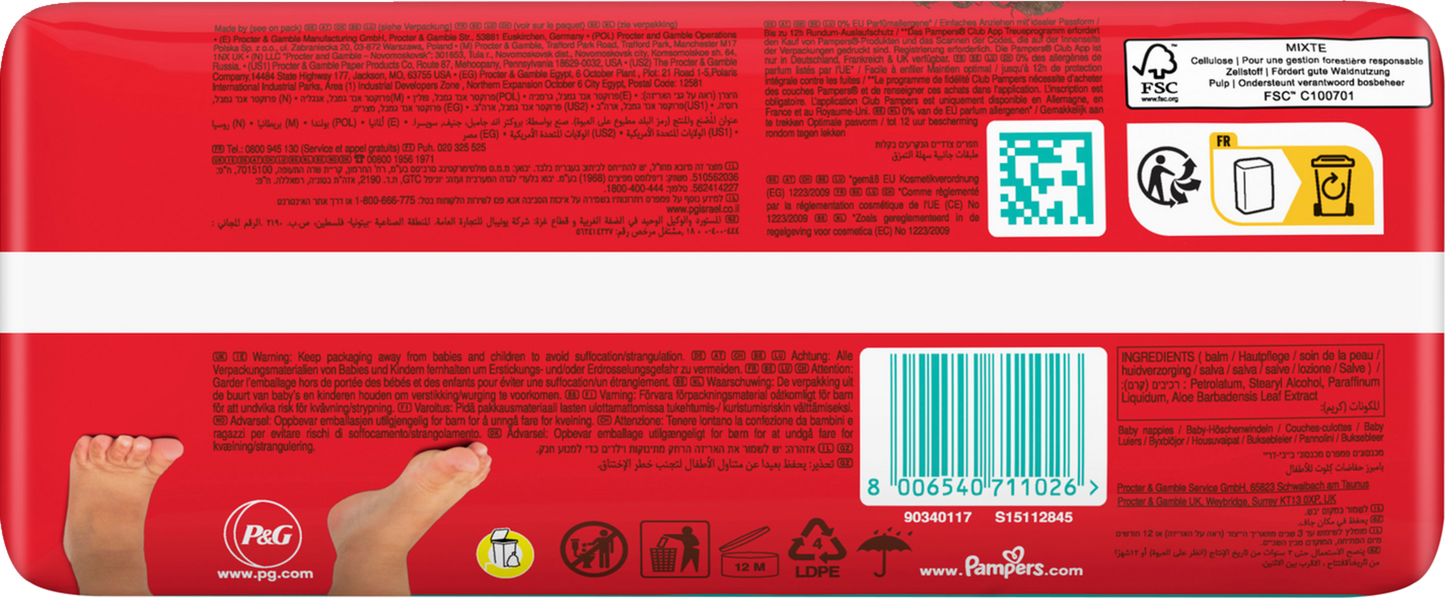 Pampers Baby-Dry PANTS Gr. 6 XL +15kg (32 pces) Sachet