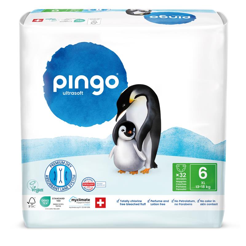 Pingo T6 XL (13-18 kg) Carton de 3 (3 x 4 x 32 pces)
