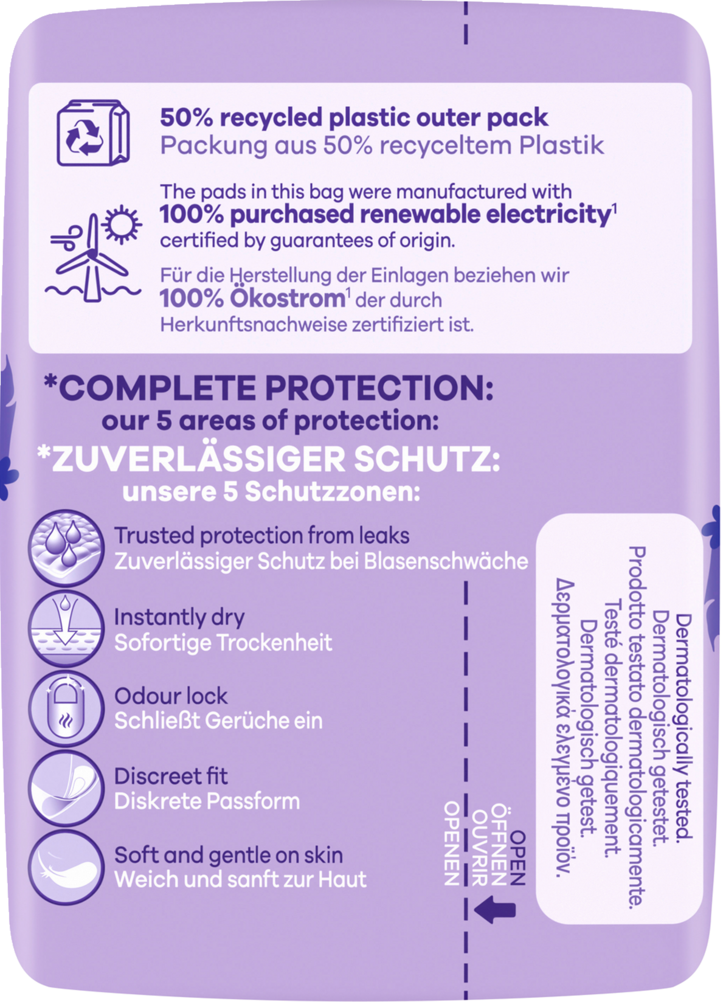 Always Discreet Protections Incontinence Normal (96 pcs) Paquet Mensuel