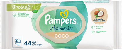 Pampers Harmonie Coco Lingettes (44 pces)