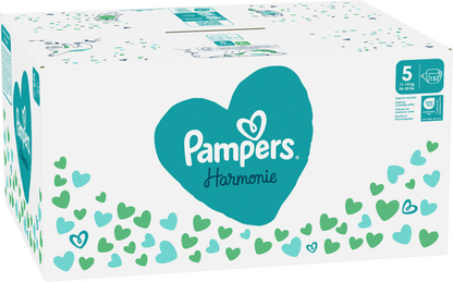 Pampers Harmonie T5 Junior 11-16kg (152 pces) Pack mensuel