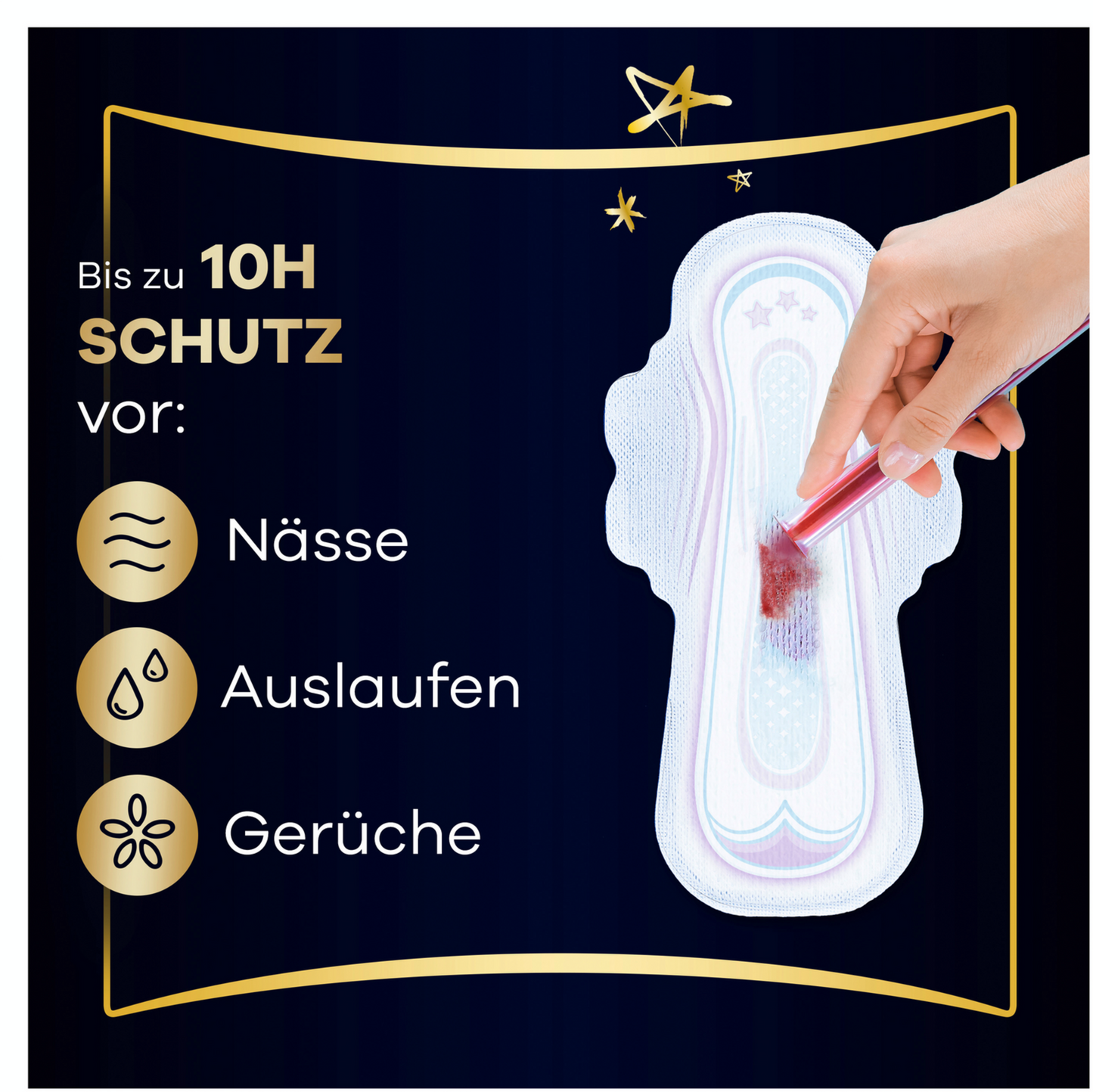 Always Ultra Serviette Hygiénique Secure Night à Ailettes Taille 4 (72 pces) Paquet Mensuel