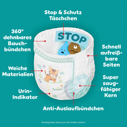 Pampers Baby-Dry PANTS T5 Junior 11-17kg (37 pces) Sachet