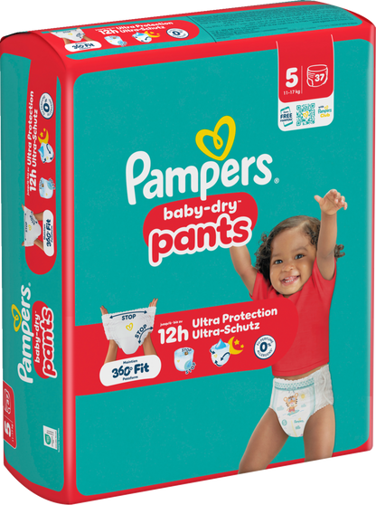 Pampers Baby-Dry PANTS T5 Junior 11-17kg (37 pces) Sachet