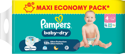 Pampers Baby-Dry T4 Maxi 9-14kg (112 pces) Maxi Pack