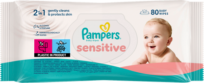 Pampers Lingettes Humides Sensitive (80 pces)