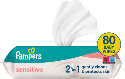 Pampers Lingettes Humides Sensitive (80 pces)