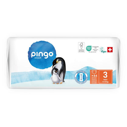 Pingo T3 Midi (4-9 kg) double sac (2 x 44 pces)