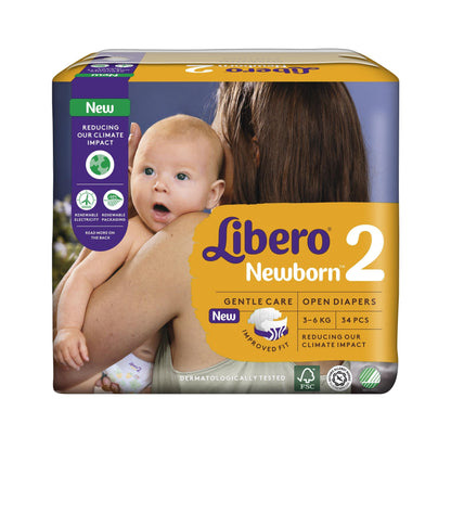 Libero T2 Mini 3-6 kg (2 x 6 x 34 pces) Carton Double