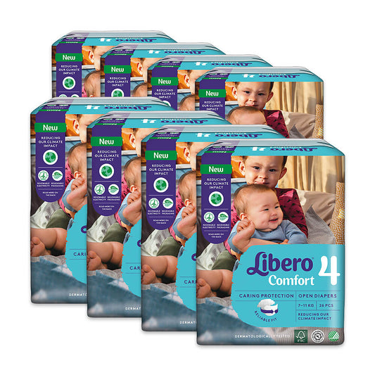 Libero Maxi T4 7-11 kg (2 x 8 x 26 pces) Carton Double