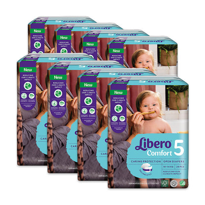 Libero T5 Maxi+ 10-14 kg (2 x 8 x 24 pces) Carton Double

