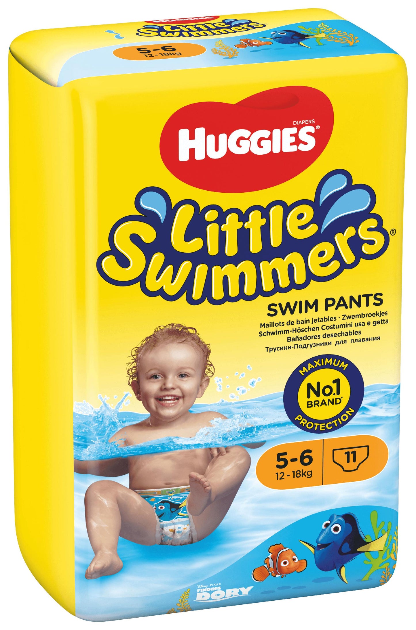 Huggies® Little Swimmers® taille 5-6 (12-18 kg) carton (8 x 11 pces)