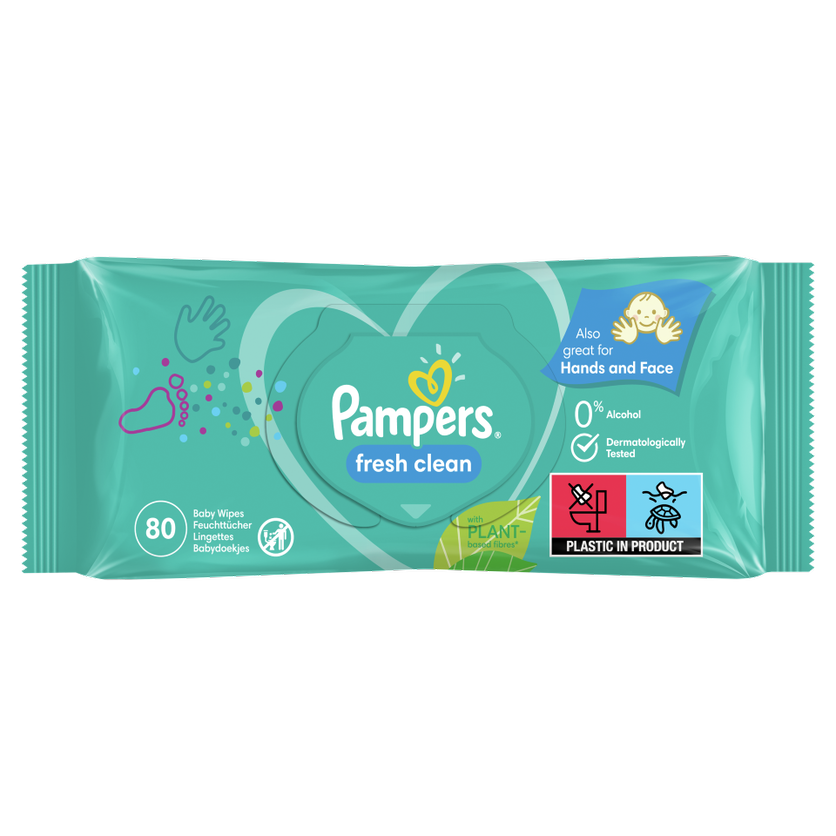 Pampers Fresh Clean Lingettes (80 pces)