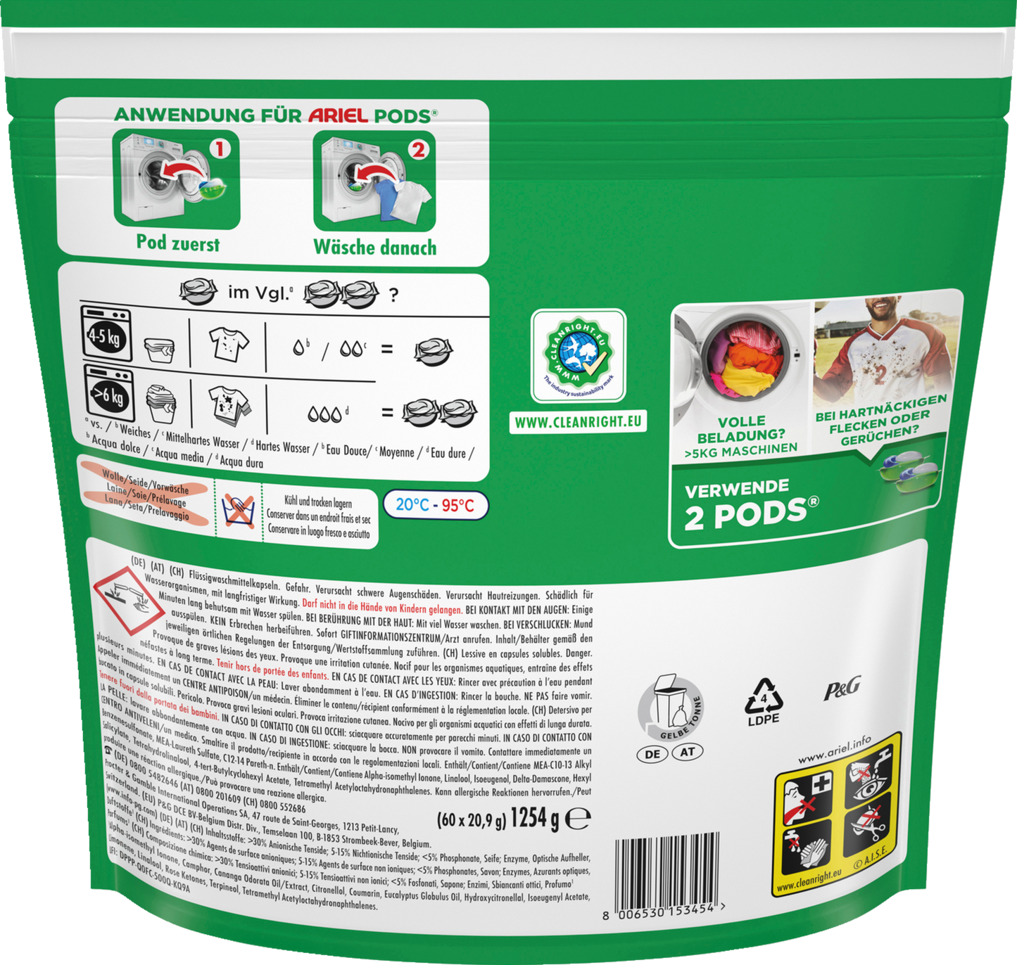 Ariel Allin1 PODS Color+ – 60 lavages