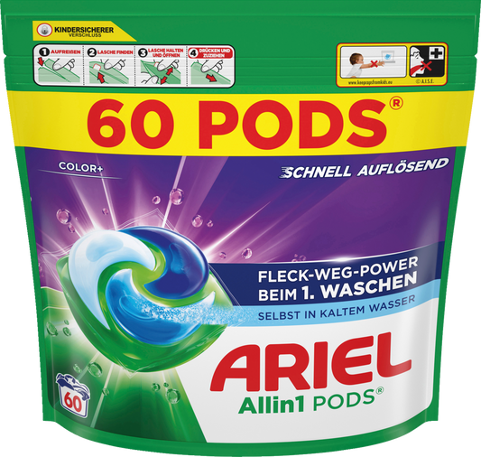 Ariel Allin1 PODS Color+ – 60 lavages