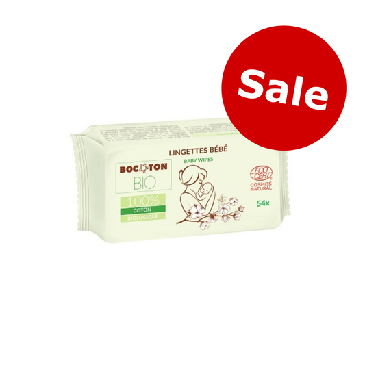 Bocoton Bio 100% Organic Lingettes humides (54 pces)