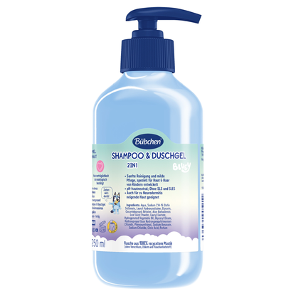 Bübchen Shampooing & Gel Douche 2 en 1 Bluey 250 ml