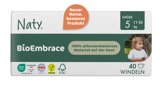 Naty BioEmbrace T5 Junior (11-25kg) Sachet (40 pces)