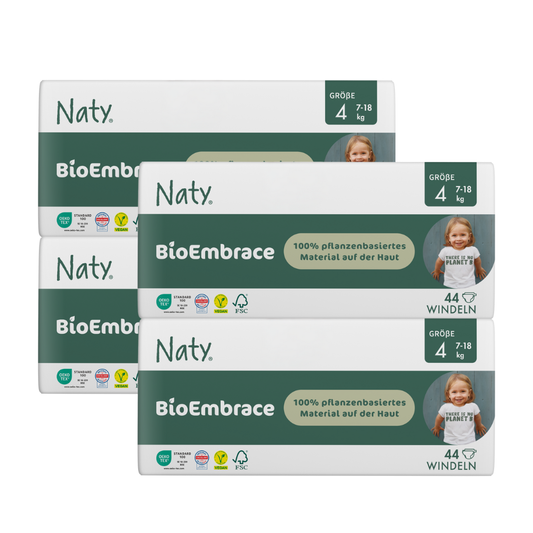 Naty BioEmbrace T4 Maxi (7-18kg) Carton (4 X 44 pces)
