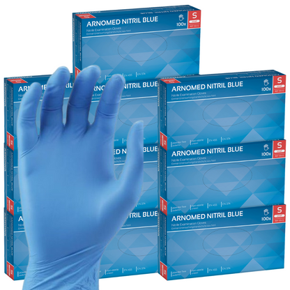 Gants Nitril bleu taille S (10 x 100 pcs) Carton