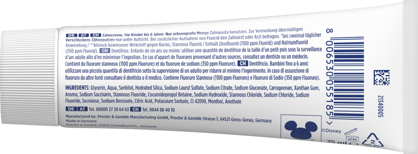 Dentifrice Oral-B Junior 6+ ans (75 ml)