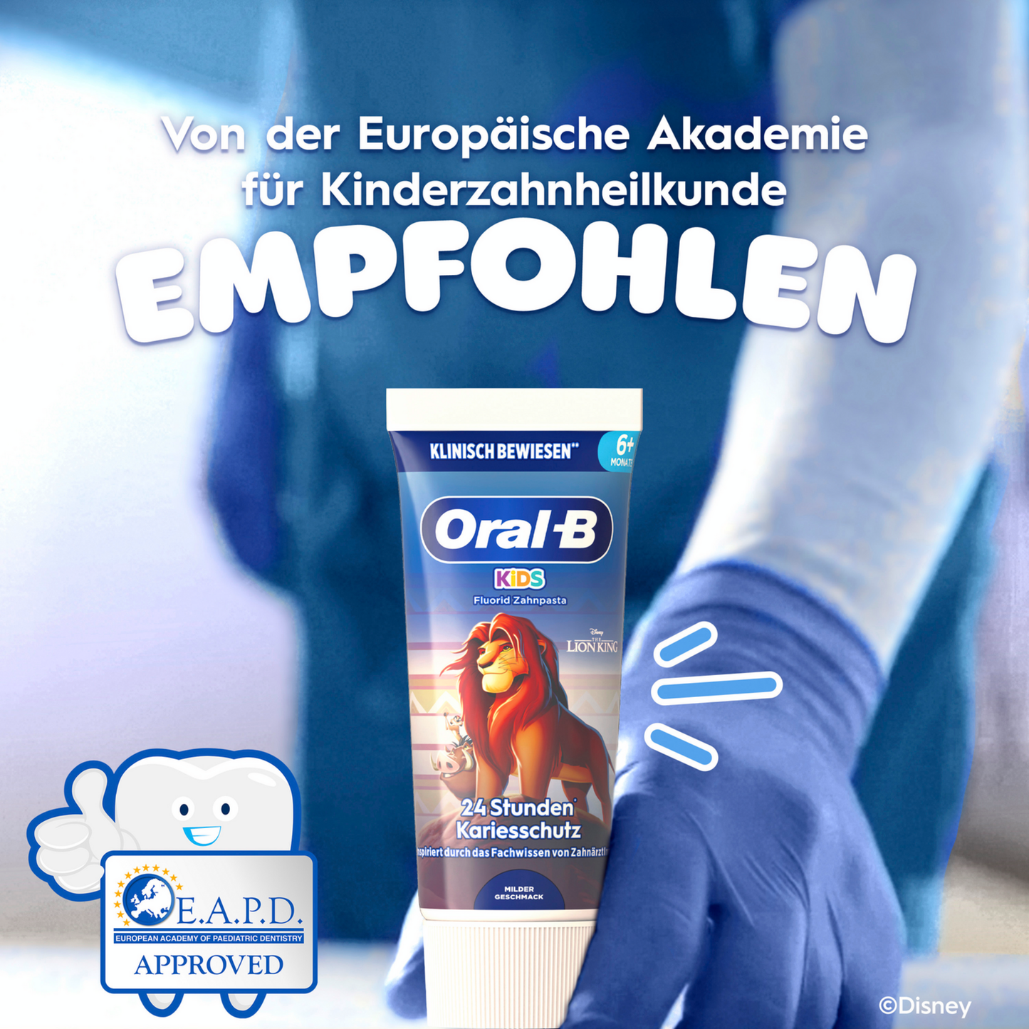 Dentifrice Oral-B Kids – 0 à 6 ans (60 ml)