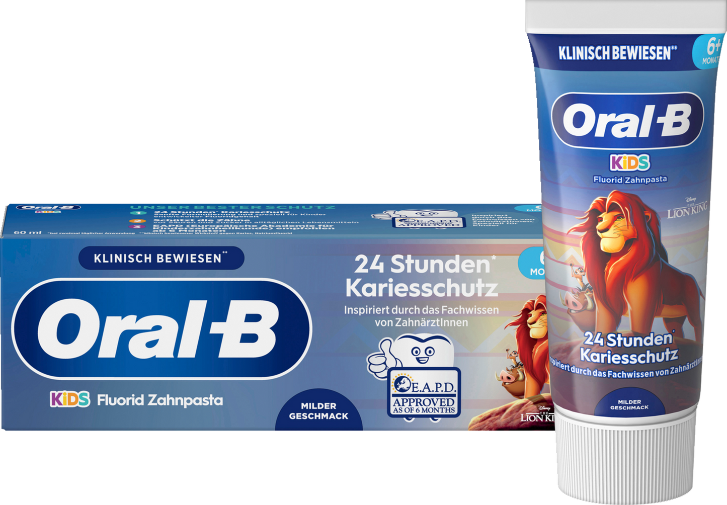 Dentifrice Oral-B Kids – 0 à 6 ans (60 ml)