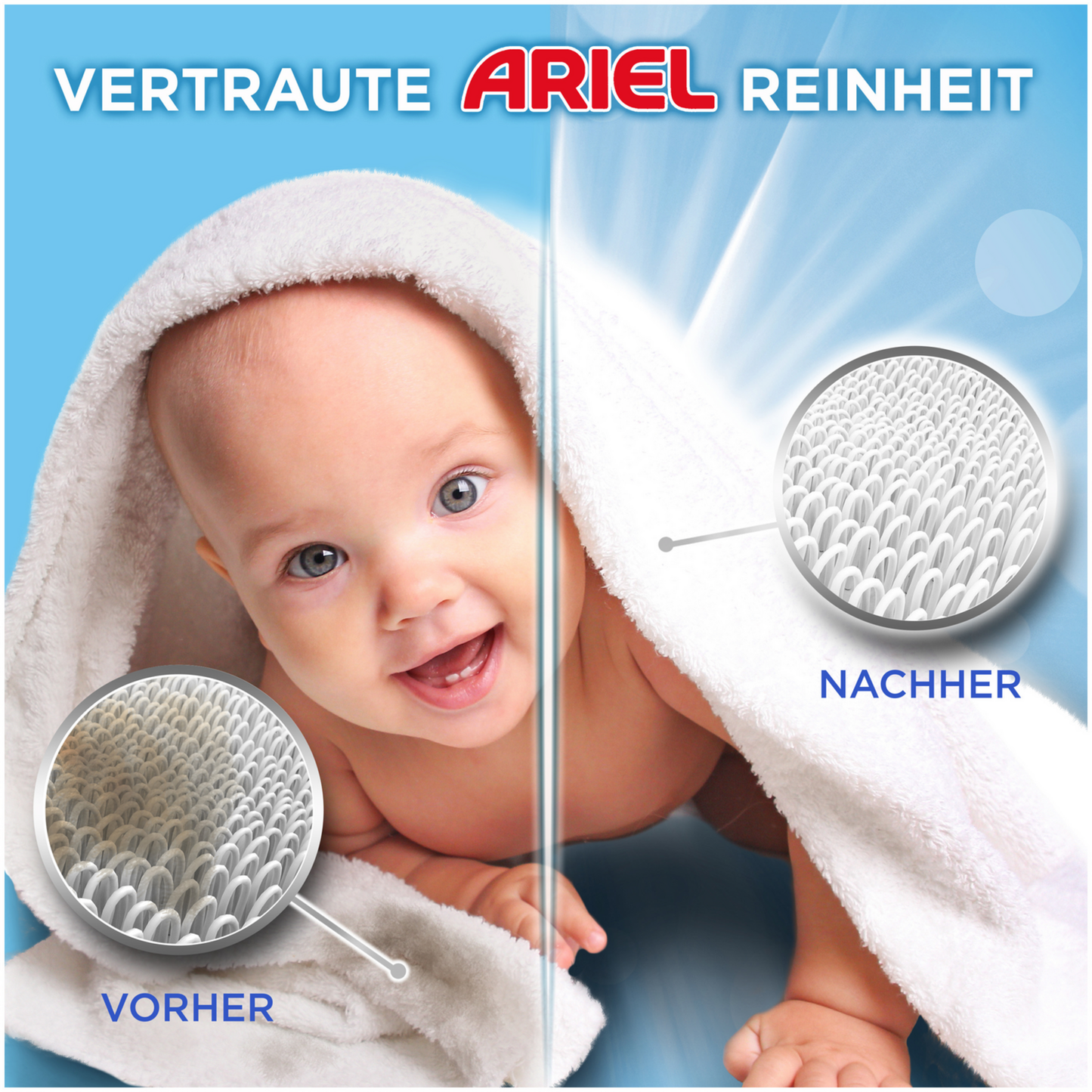 Ariel Lessive Liquide Bébé 20 Charges de Lavage