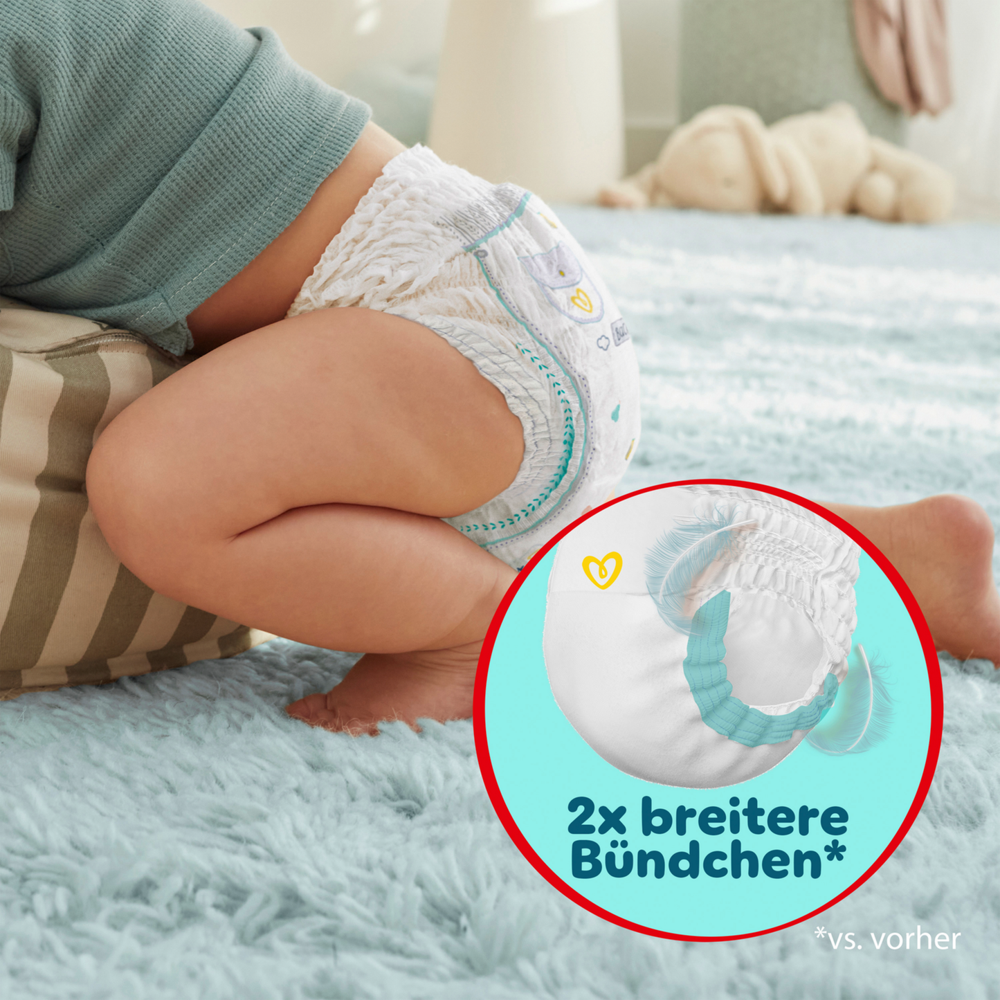 Pampers Premium Protection Pants T3 Midi 6-11kg (192 pces) Pack mensuel