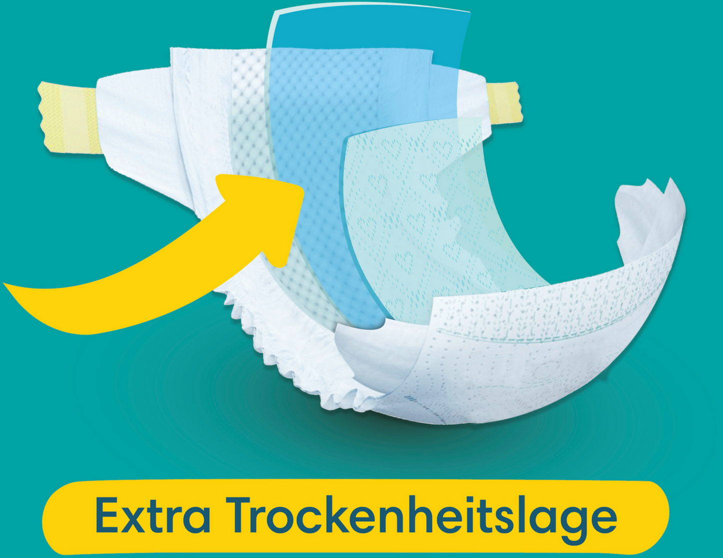 Pampers Baby-Dry T3 Midi 6-10kg Maxi Pack (124 pces)