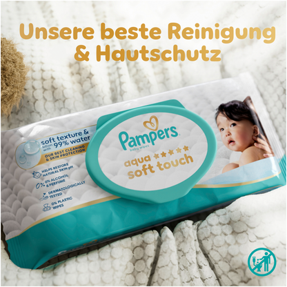 Pampers Aqua Soft Touch lingettes (48 pièces) sachet