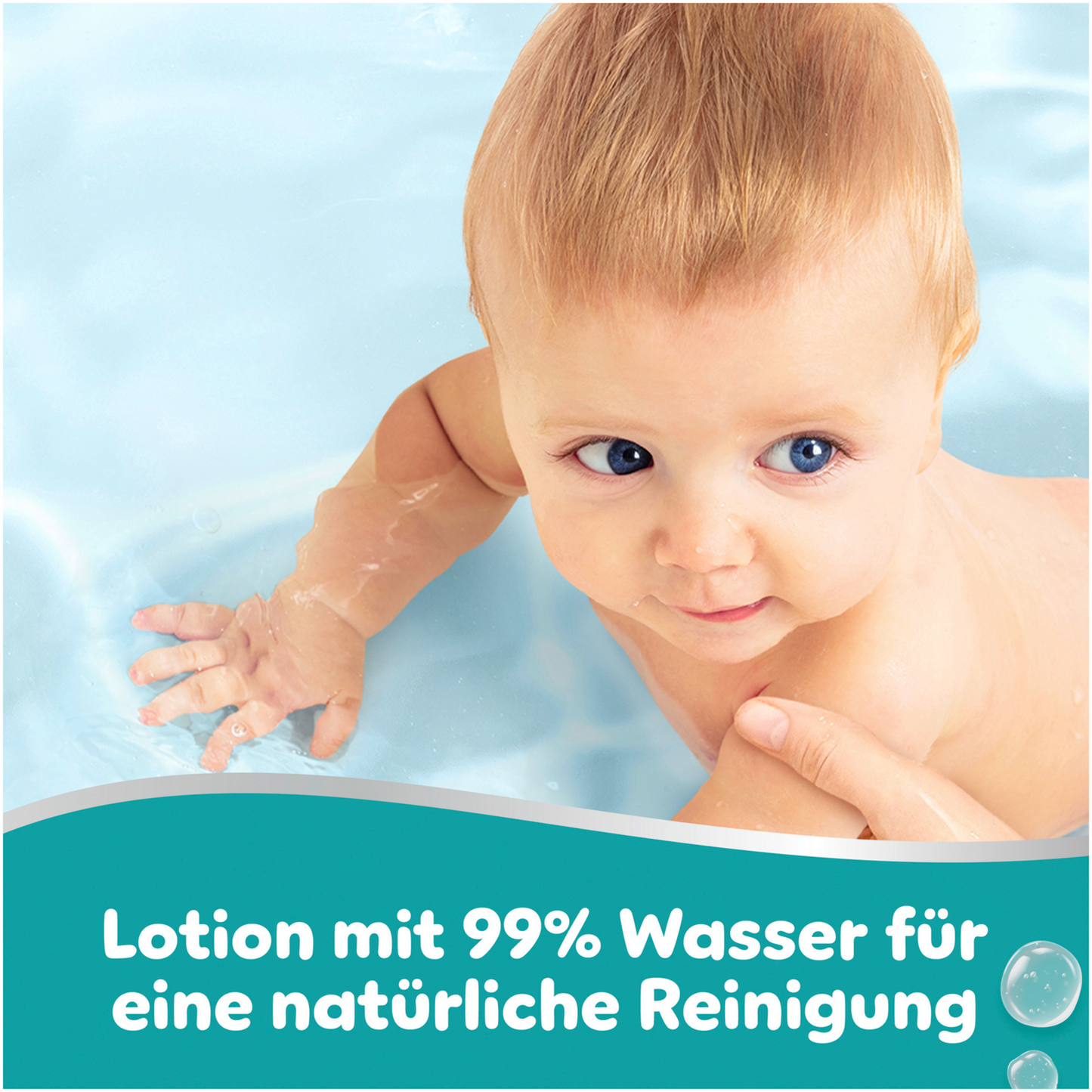Pampers 99% Water lingettes (60 pièces) Sachet 