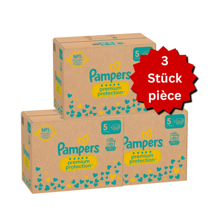 Pampers Premium Protection T5 Junior 11-16kg (3x152 pces) PROMOTION 3 boîtes mensuelles