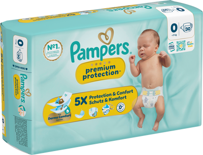 Pampers Premium Protection T0 Micro <3 kg (30 pces) Sachet